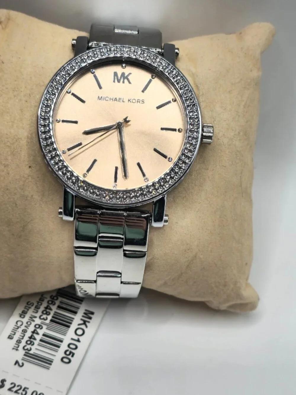 Michael Kors Corey Women's Silver-Tone Watch MKO1050 38mm